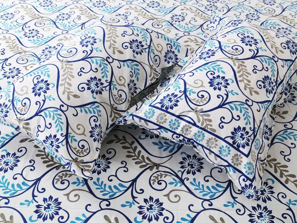 Blue_Cotton_Rajwada_Latika_Double_Bedsheet_With_Pillow_Cover_120X120_Cm
